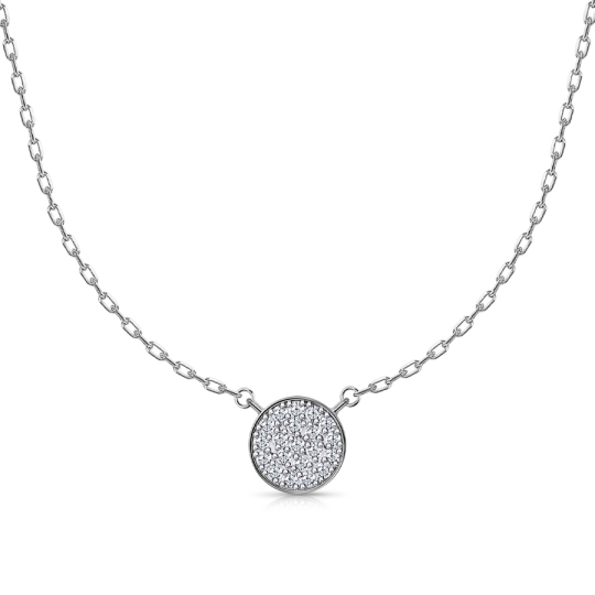 Колье из серебра