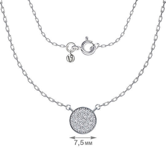 Колье из серебра