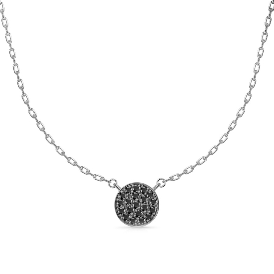 Колье-чокер из жемчуга с серебряными вставками