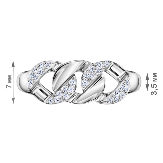 Кольцо из серебра