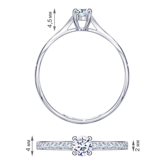 Кольцо из серебра с чернением "Филин"