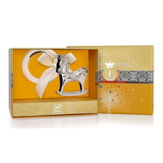 Погремушка из серебра "Лошадка"