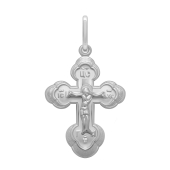 Подвеска-крест из серебра