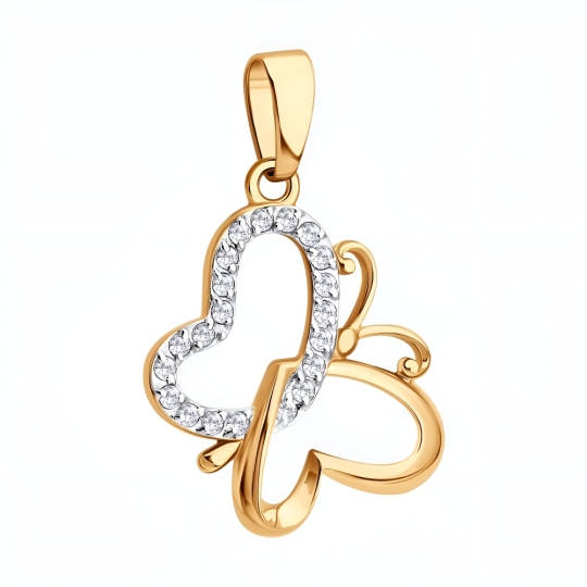 Подвеска из золота с бриллиантом 