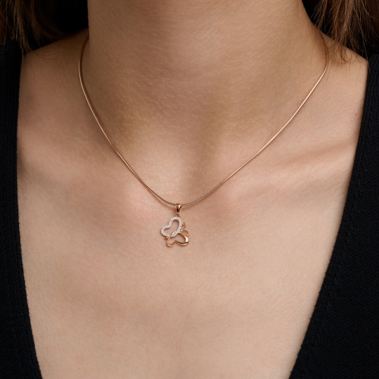 Подвеска из золота с бриллиантом 