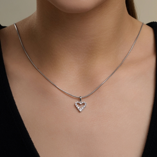 Подвеска из золота с фианитами