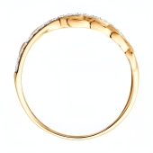 Кольцо из золота с фиантами