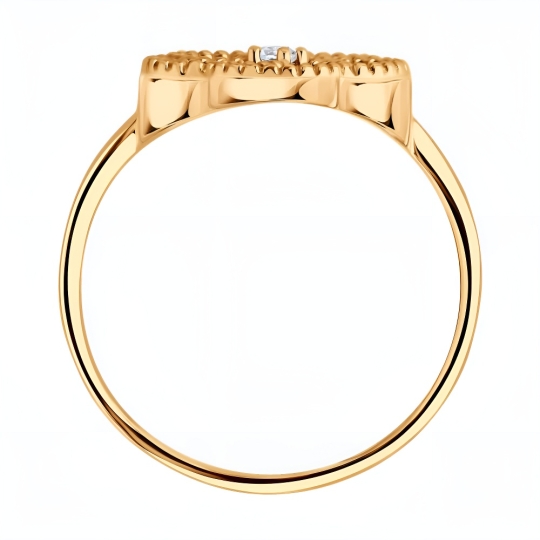 Подвеска из золота с фианитом