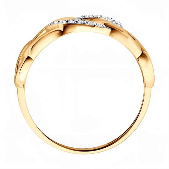 Кольцо из золота с бриллиантами