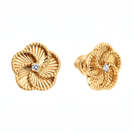 Подвеска из золота с фианитом