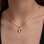 Подвеска из золота с фианитом