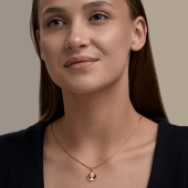 Подвеска из золота с фианитом