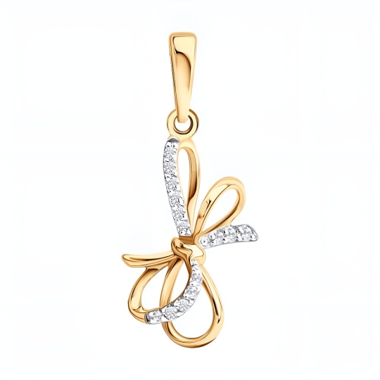 Подвеска из золота с эмалью