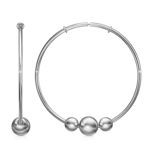 Серьги из серебра с перламутром