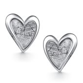 Серьги из серебра с бриллиантами