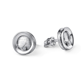 Серьги из серебра с бриллиантами