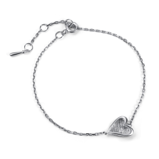 Подвеска из серебра с бриллиантом