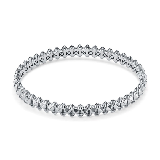 Браслет из серебра с чернением "Дракон"