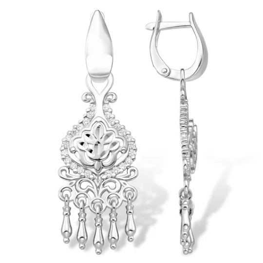 Серьги из серебра