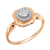 Кольцо из золота с бриллиантами