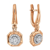 Серьги из золота с бриллиантами