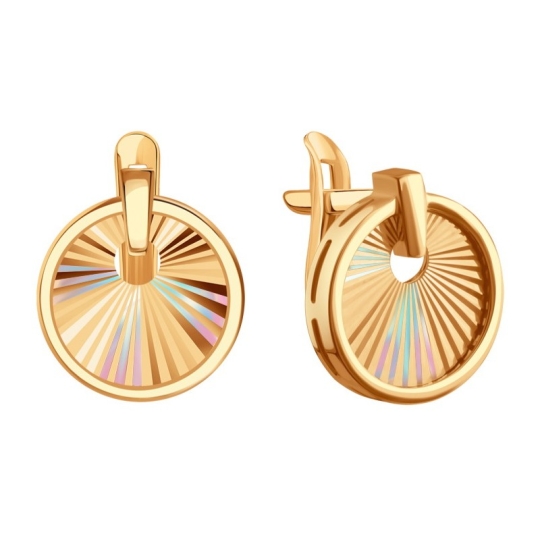 Подвеска из золота с алмазной гранью