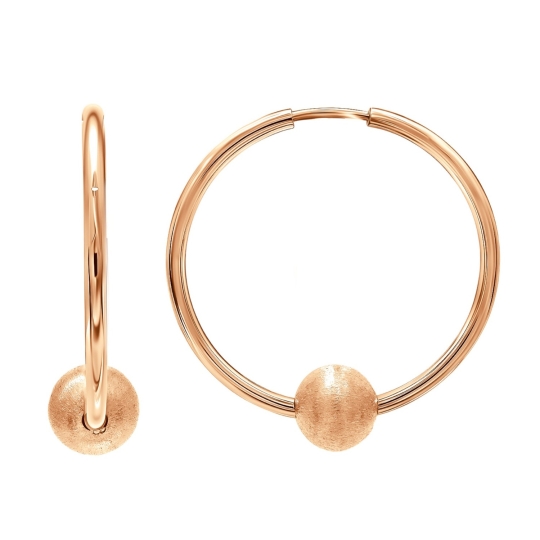 Серьги из белого золота с бриллиантами