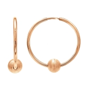 Серьги-конго из золота