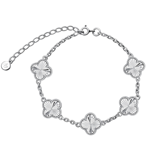 Браслет "красная нить" из серебра 