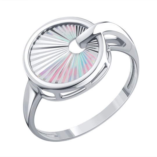 Кольцо из золота с фианитом