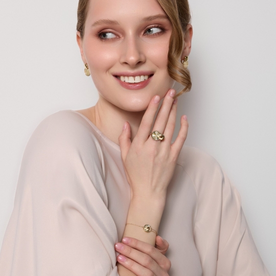 Серьги из золота с рубиновыми корундами