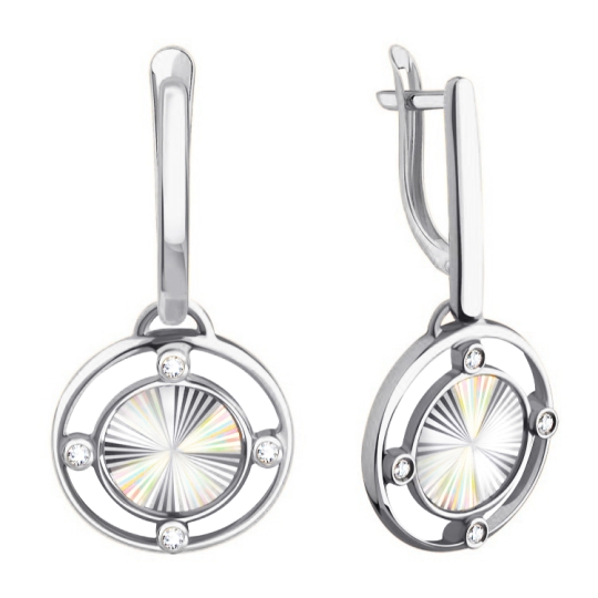 Серьги из золота с бриллиантами