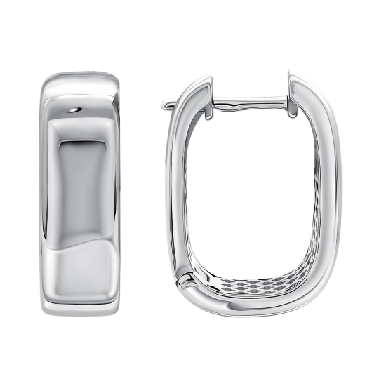 Серьги из серебра с агатами и фианитами