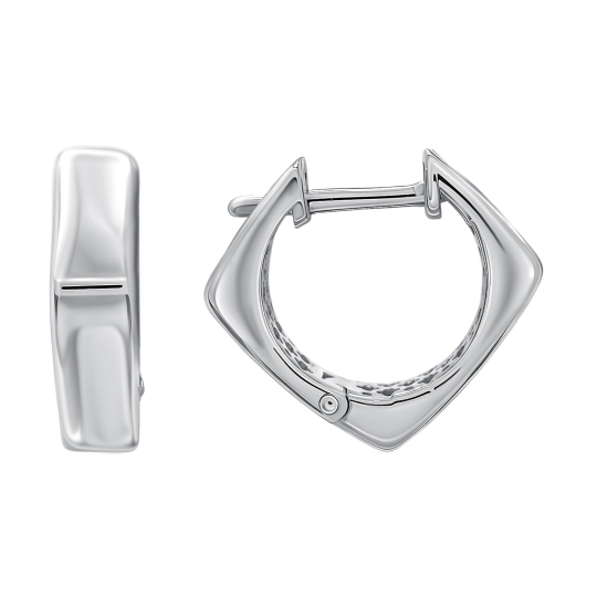 Серьги из серебра с гранатами