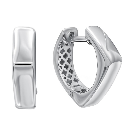 Серьги из серебра с гранатами