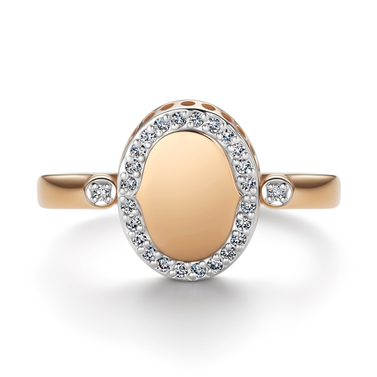 Кольцо из золота с бриллиантами