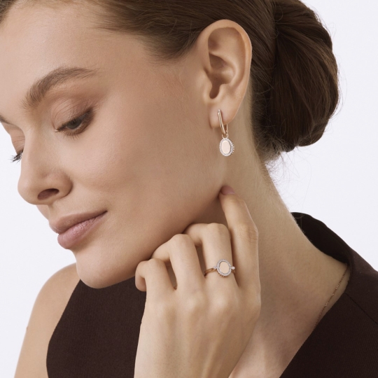 Кольцо из золота с бриллиантами