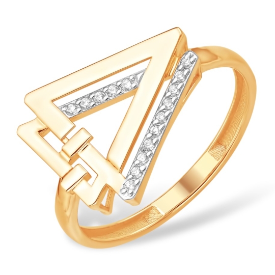 Кольцо из лимонного золота