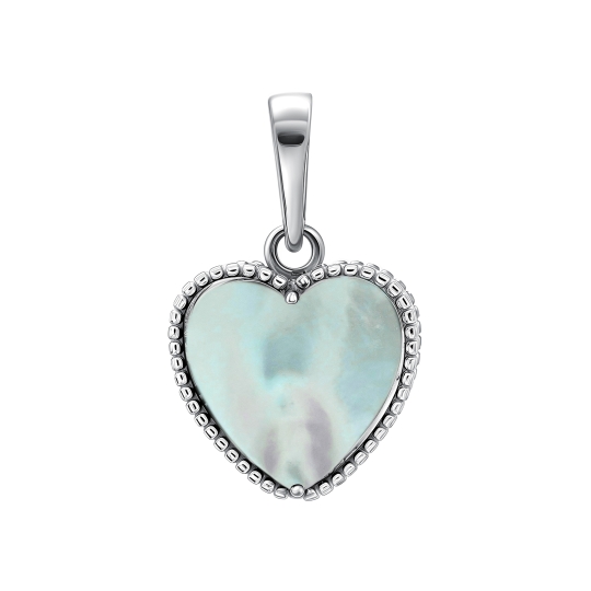 Подвеска из серебра с ониксом