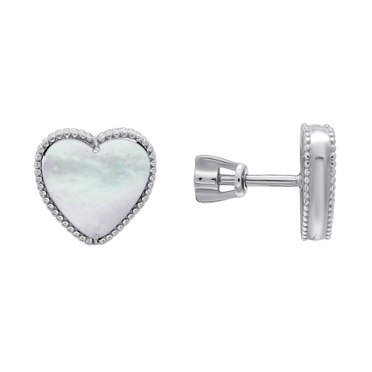 Серьги из серебра с ониксами