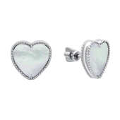 Серьги из серебра с перламутром