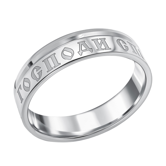 Кольцо из серебра с фианитами