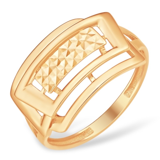 Кольцо из золота с агатом