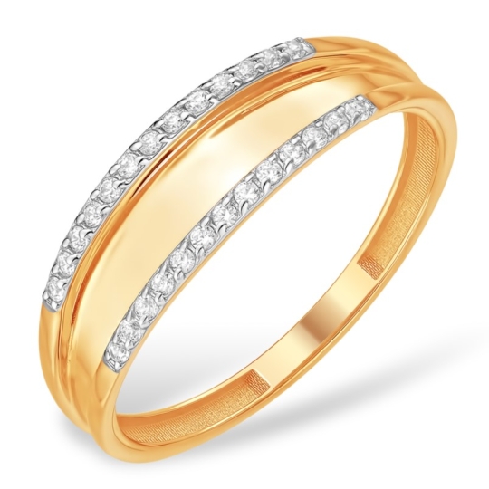 Кольцо из золота с бриллиантами