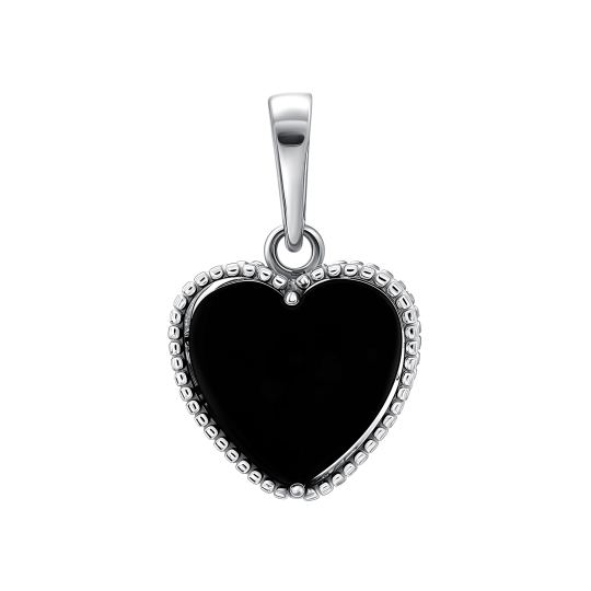 Серьги из серебра с ониксами