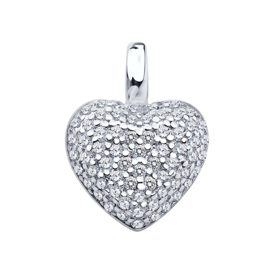 Подвеска из серебра с агатом