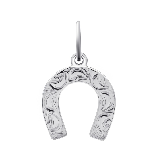 Подвеска из серебра с фианитами