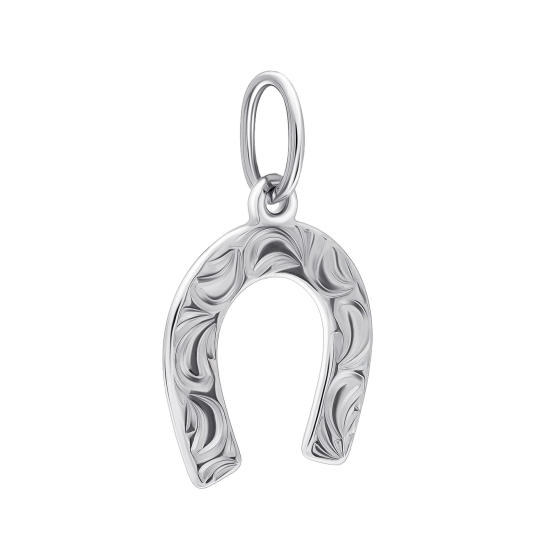 Подвеска из серебра с фианитами