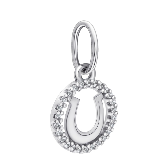 Подвеска из серебра с ювелирным кристаллом