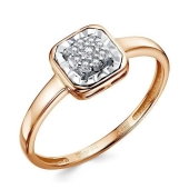 Кольцо из золота с бриллиантами